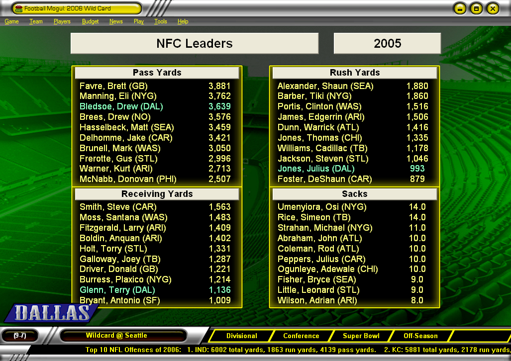 Football Mogul 2007 — скриншот 4