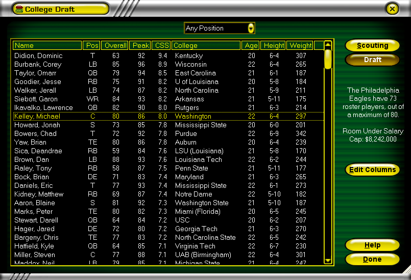 Football Mogul 2007 — скриншот 3