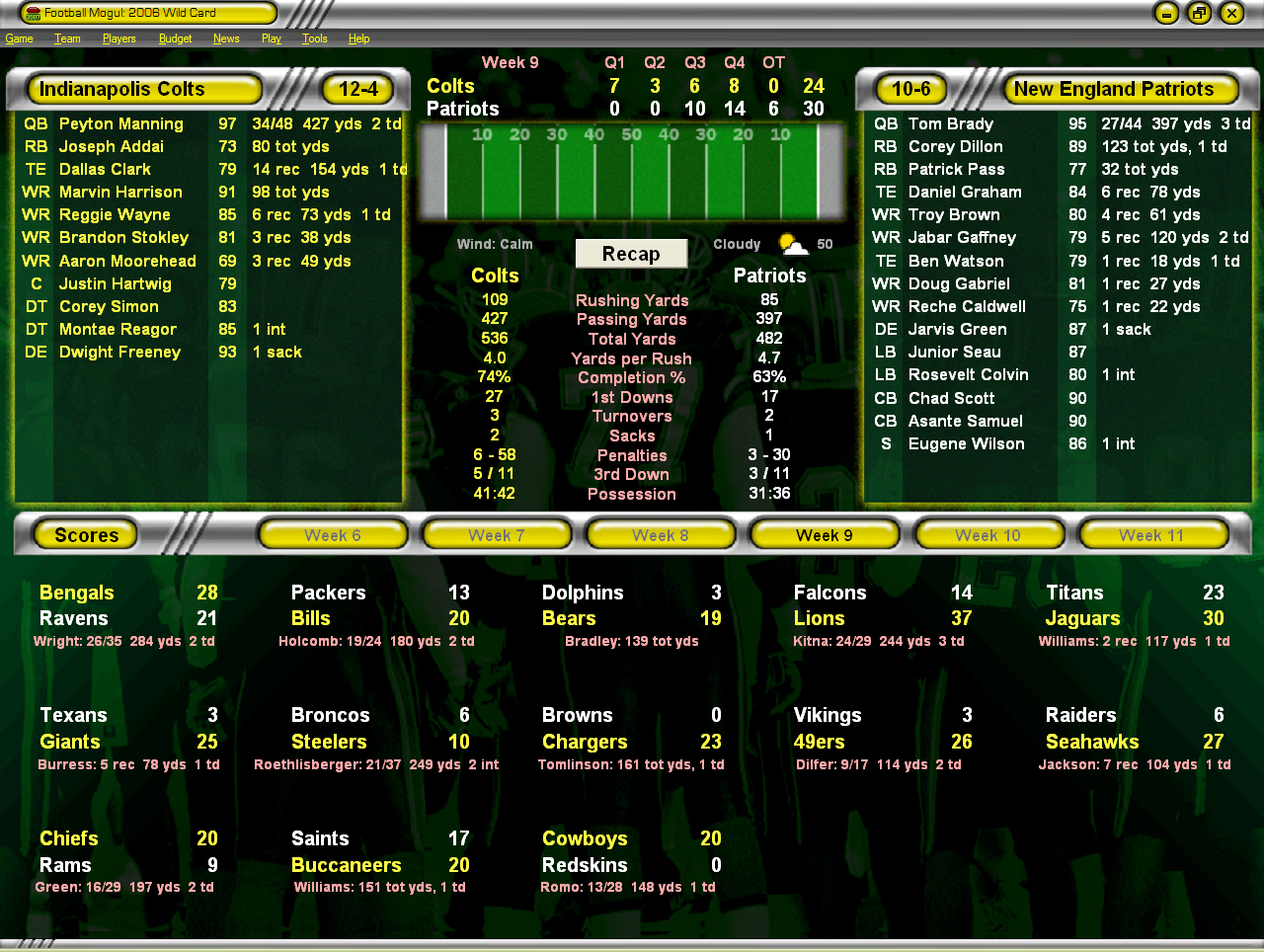 Football Mogul 2007 — скриншот 8