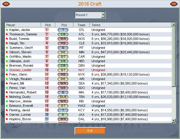 Front Office Football 2004 — скриншот 4