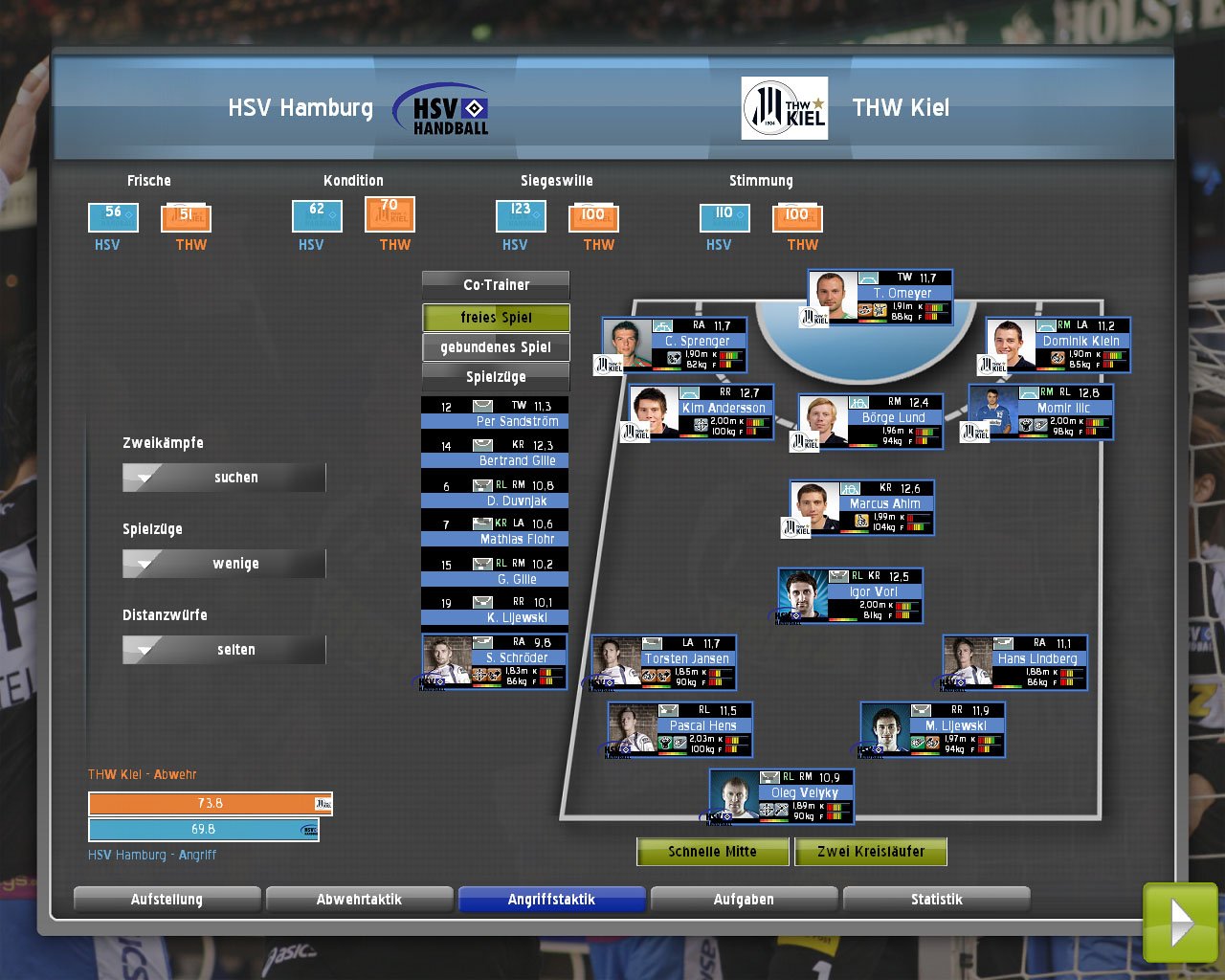 Handball Manager 2010 — скриншот 7