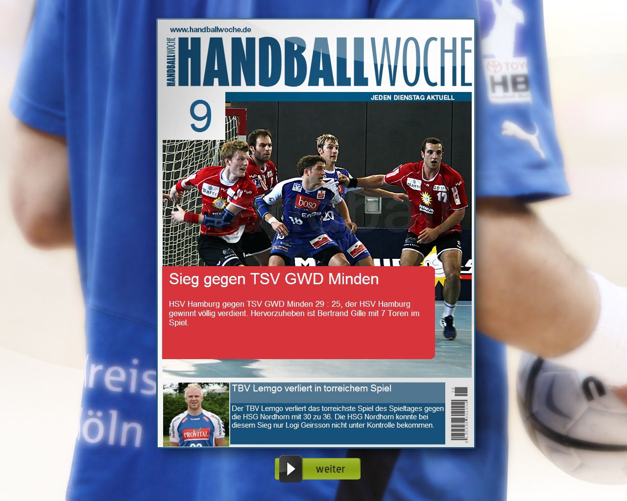 Handball Manager 2010 — скриншот 3