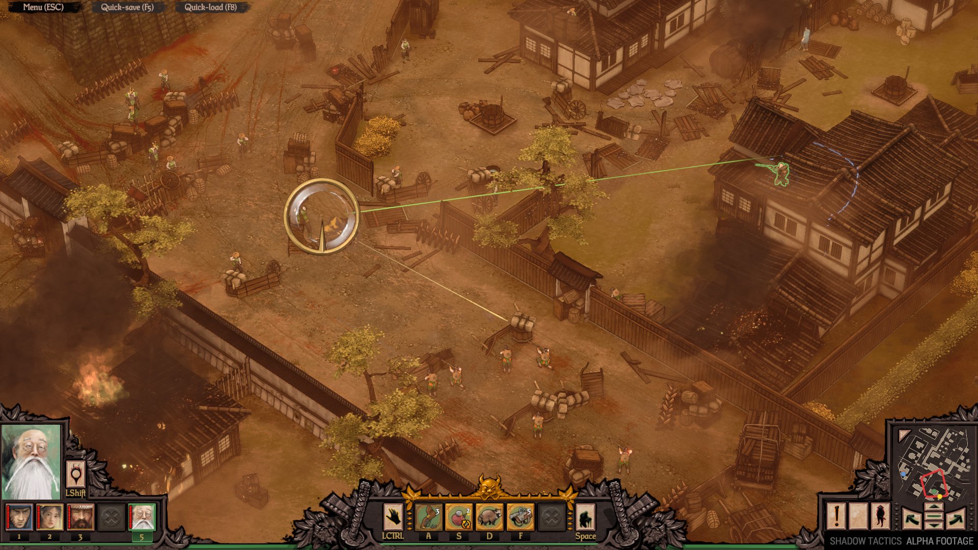 Shadow Tactics: Blades of the Shogun — скриншот 6