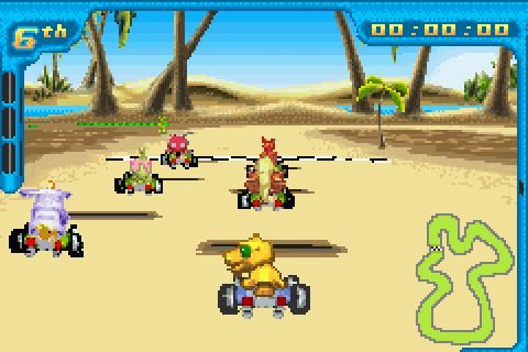 Digimon Racing — скриншот 2