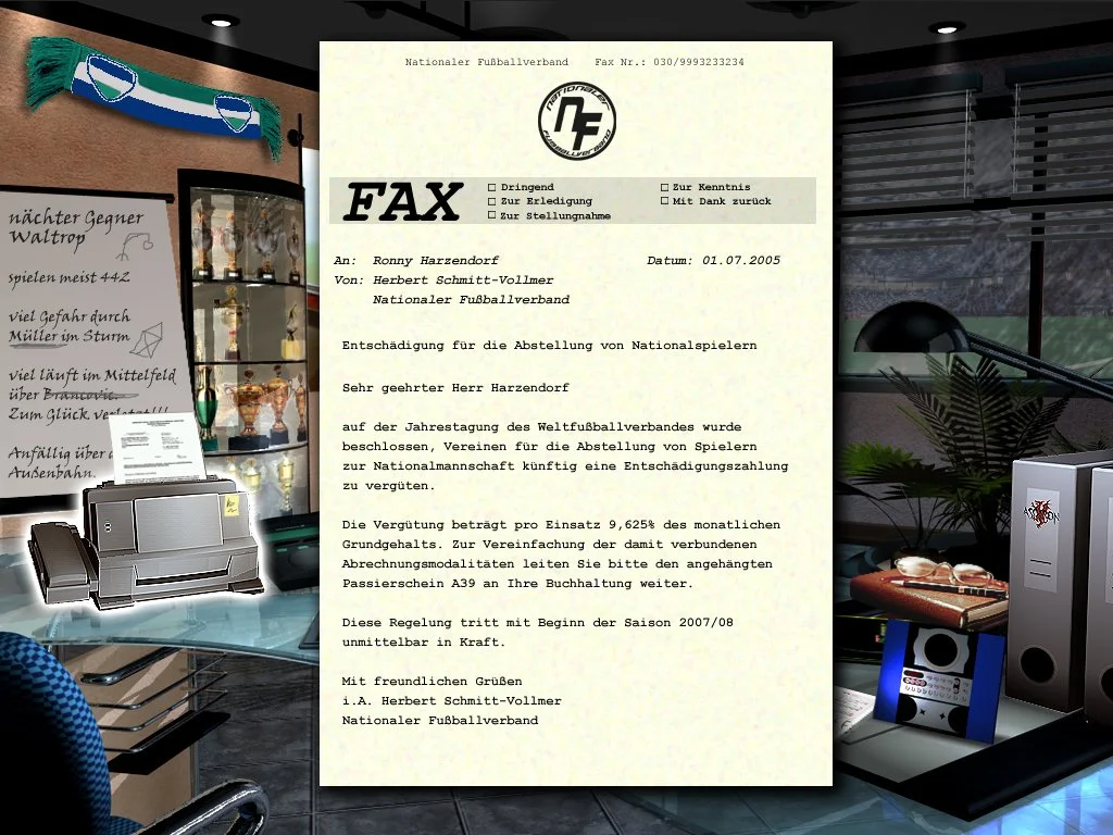 Anstoss 2007 - кадр 5