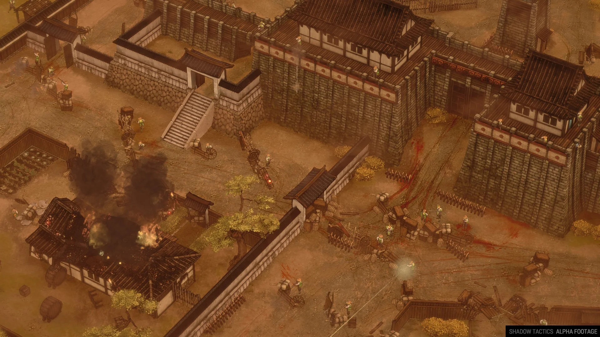 Shadow Tactics: Blades of the Shogun - кадр 8
