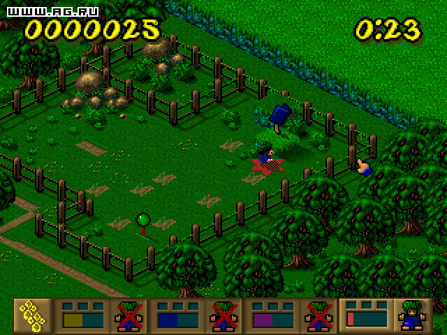 Lemmings Paintball — скриншот 1