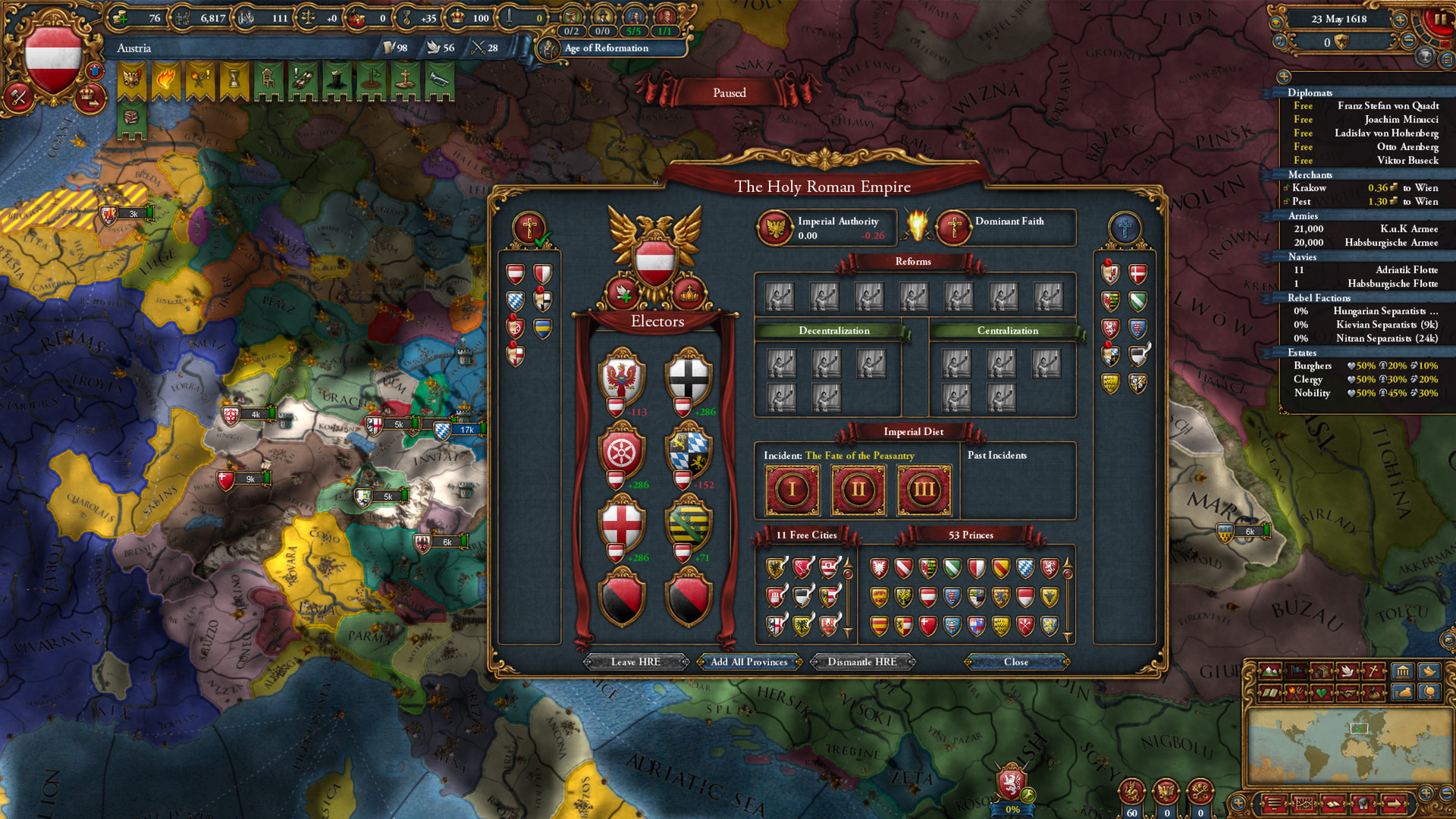Europa Universalis IV: Emperor — скриншот 3