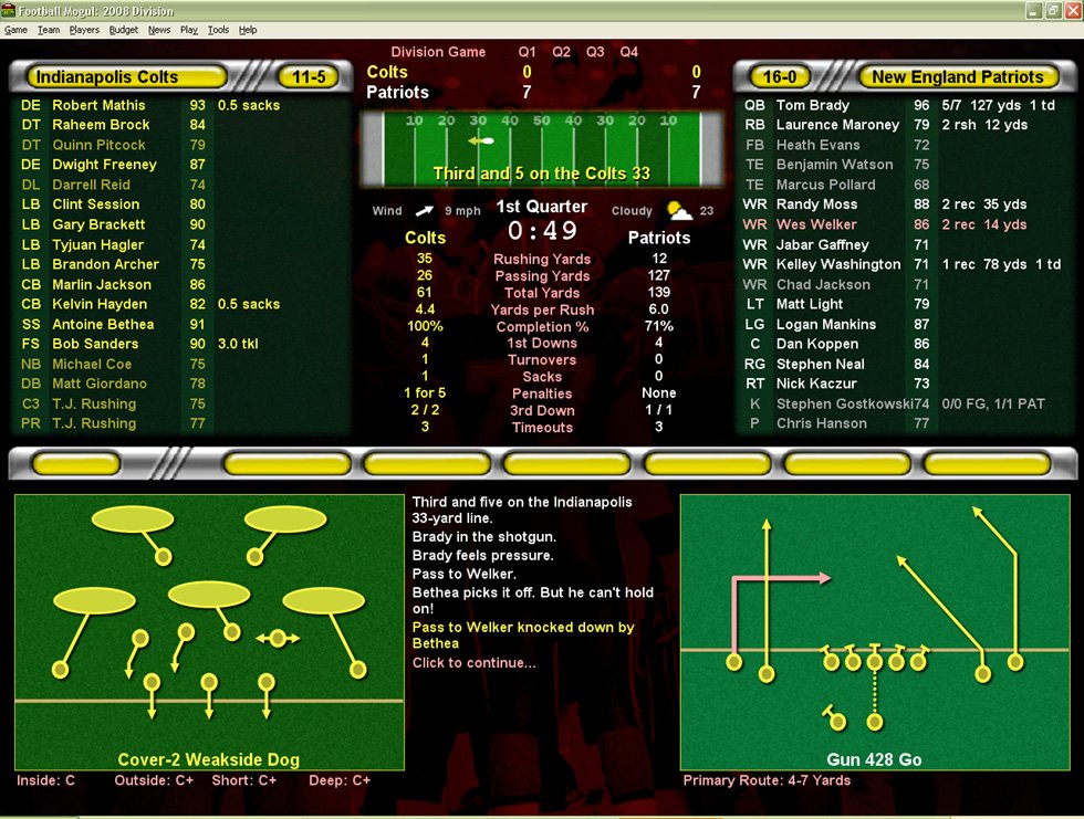Football Mogul 2009 — скриншот 6