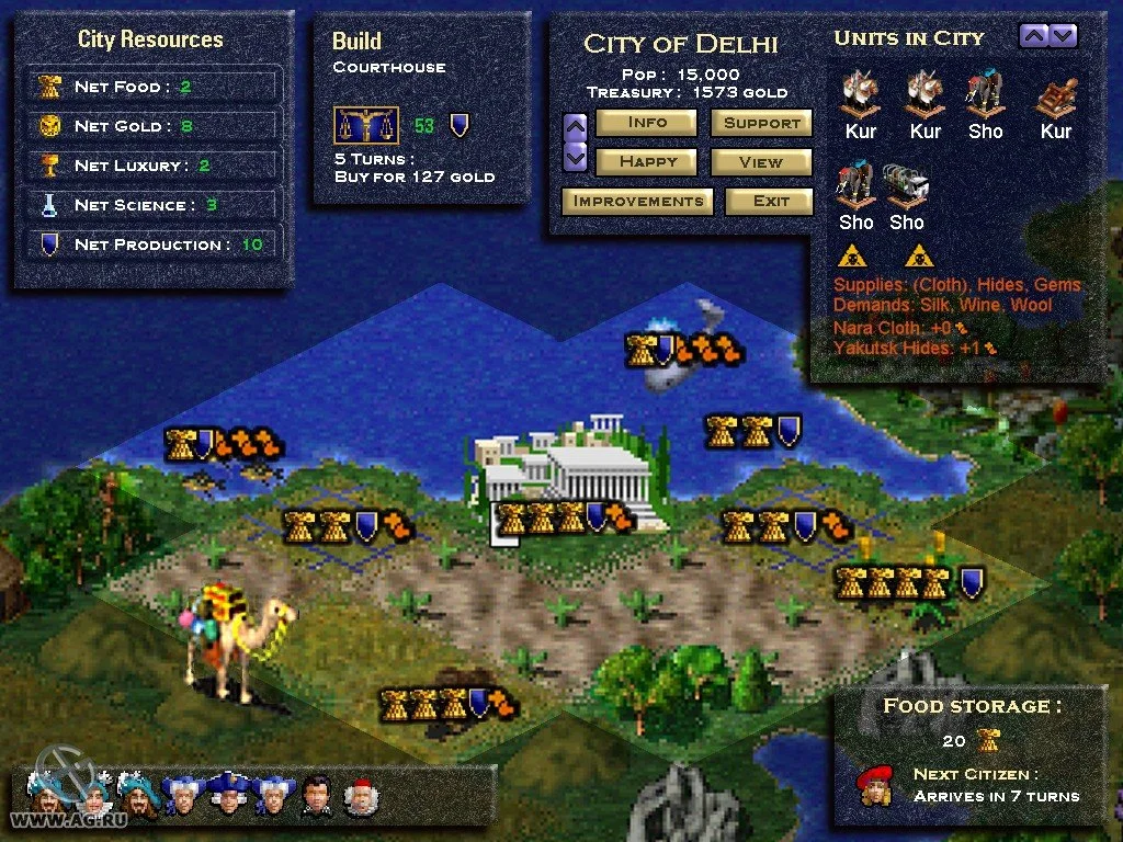 Скриншоты игры Civilization II: Test of Time – фото и картинки в хорошем  качестве