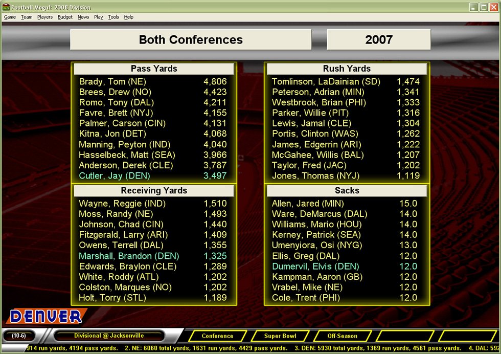 Football Mogul 2009 — скриншот 5