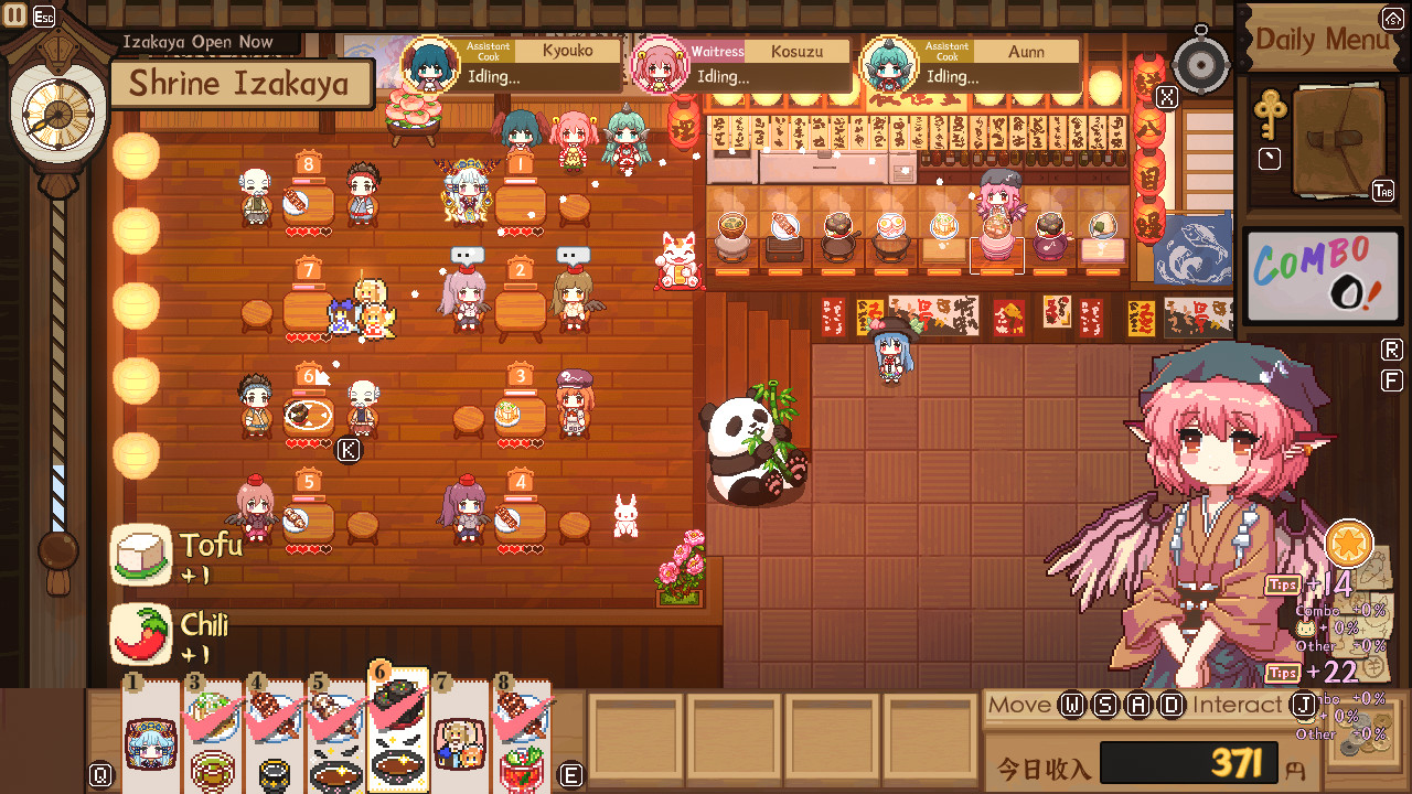 Touhou Mystia's Izakaya — скриншот 2