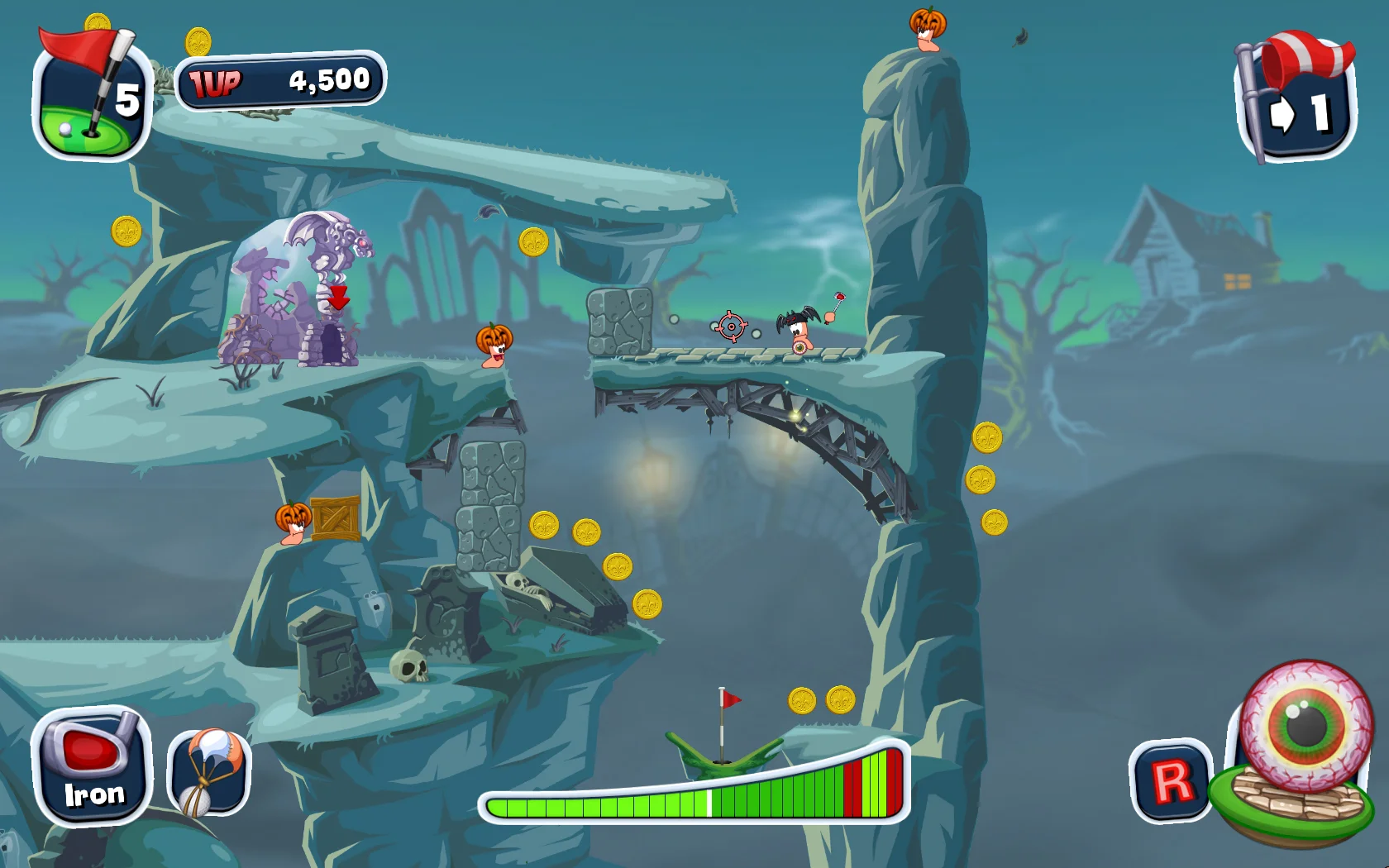 Worms Crazy Golf - кадр 15