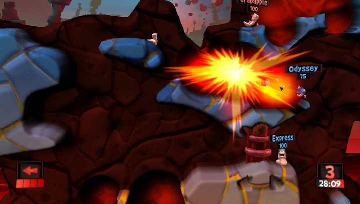 Worms Revolution Extreme — скриншот 1