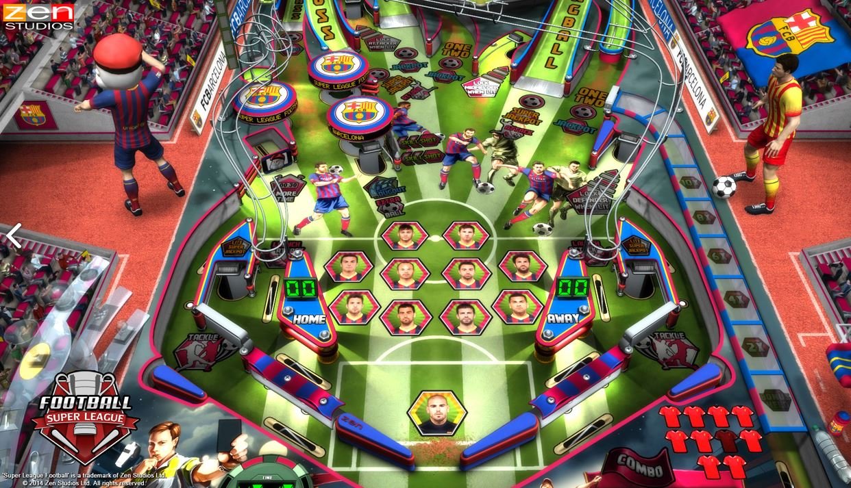 Super League Football Pinball! — скриншот 2