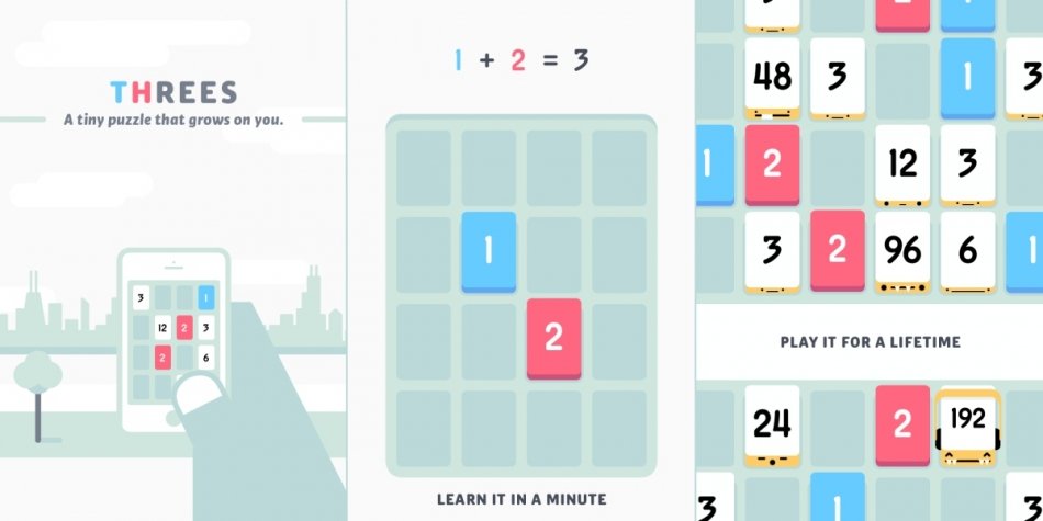 Threes! — скриншот 2