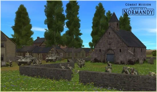 Combat Mission: Battle for Normandy Commonwealth Forces - кадр 3