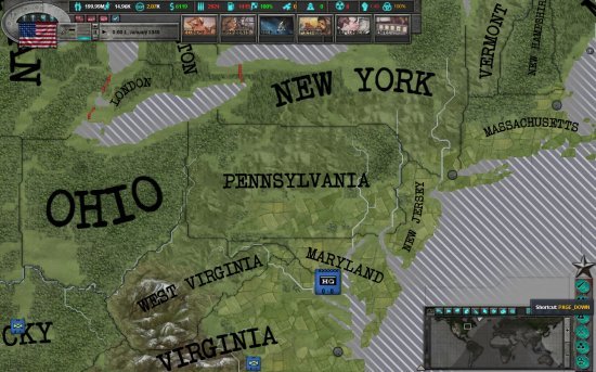 East vs. West: A Hearts of Iron Game — скриншот 3