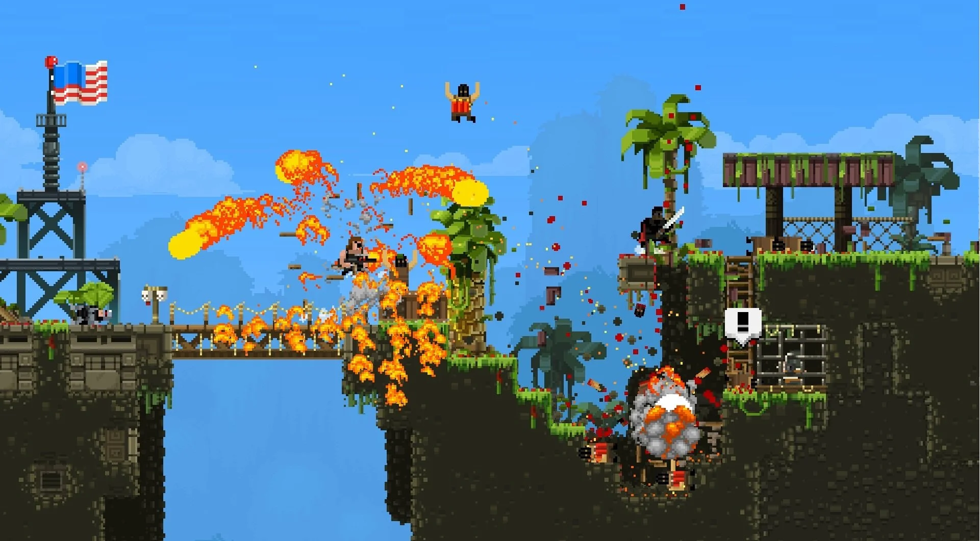 Broforce – обзоры и оценки, описание, даты выхода DLC, официальный сайт игры