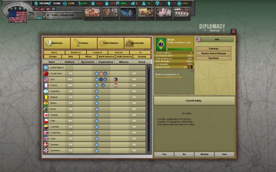 East vs. West: A Hearts of Iron Game — скриншот 4