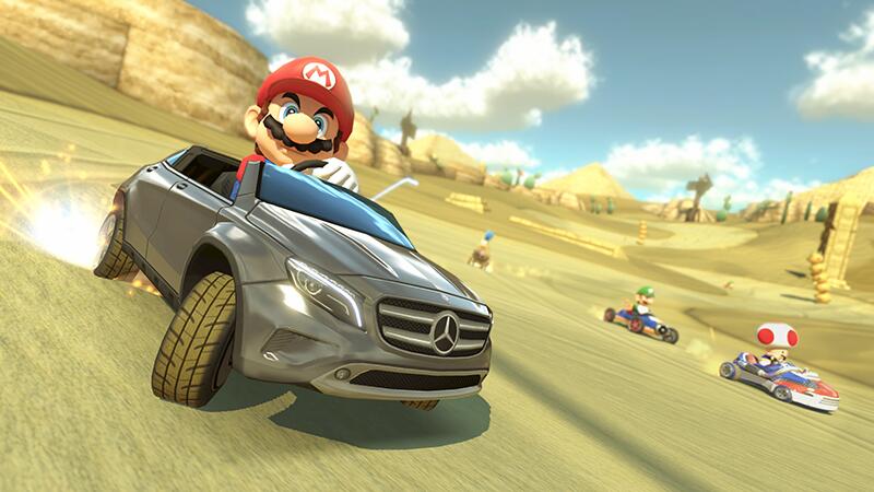 Mario Kart 8: Mercedes-Benz — скриншот 1