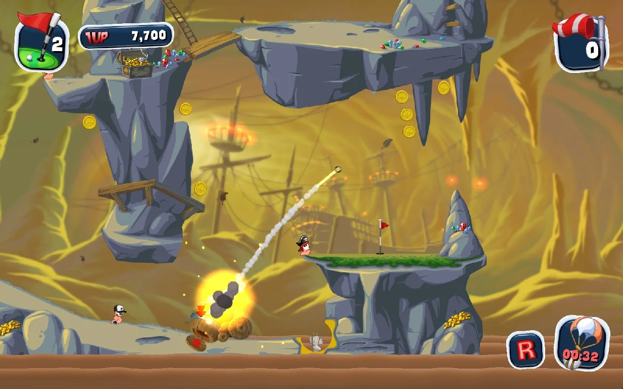 Worms Crazy Golf - кадр 6