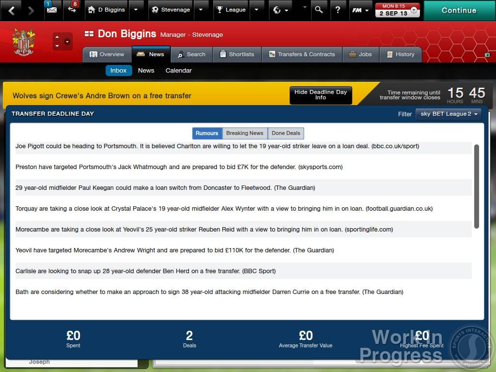 Football Manager 2014 — скриншот 2