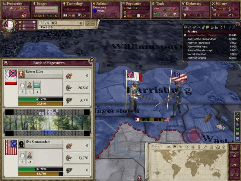 Victoria II: A House Divided - кадр 3
