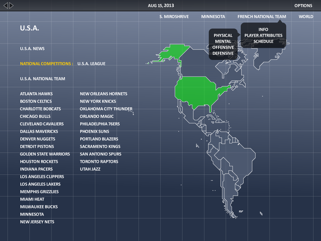 World Basketball Manager 2013 — скриншот 2