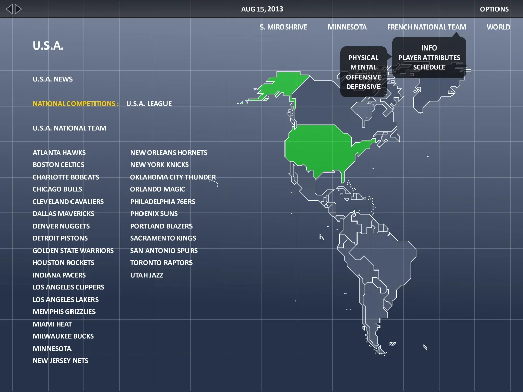 World Basketball Manager 2013 - кадр 2
