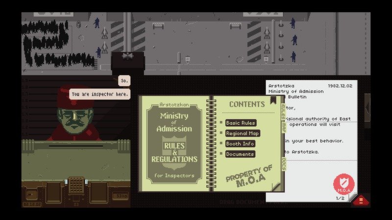 Papers, Please — скриншот 1