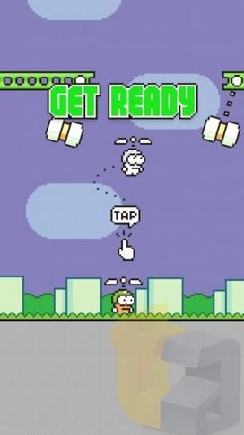 Swing Copters — скриншот 1