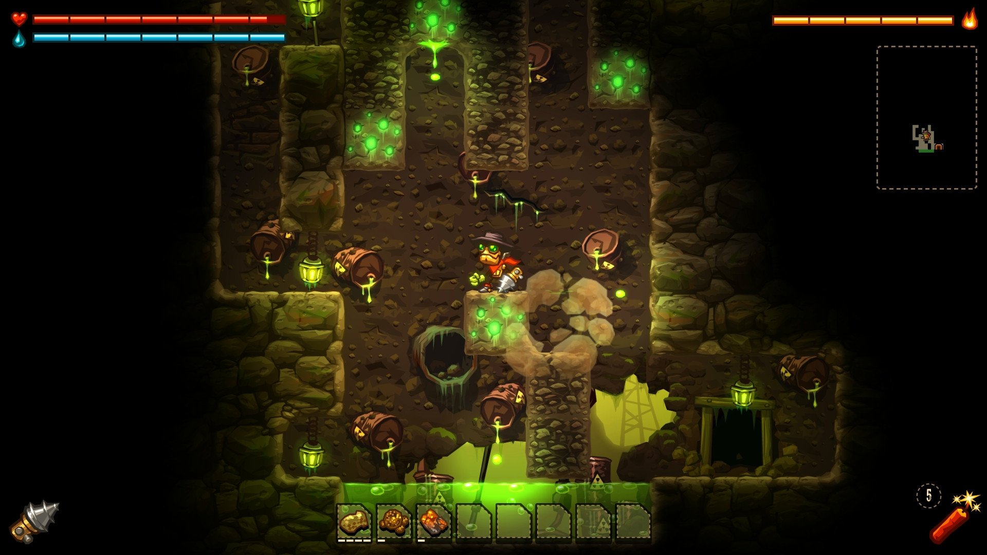 SteamWorld Dig — скриншот 3