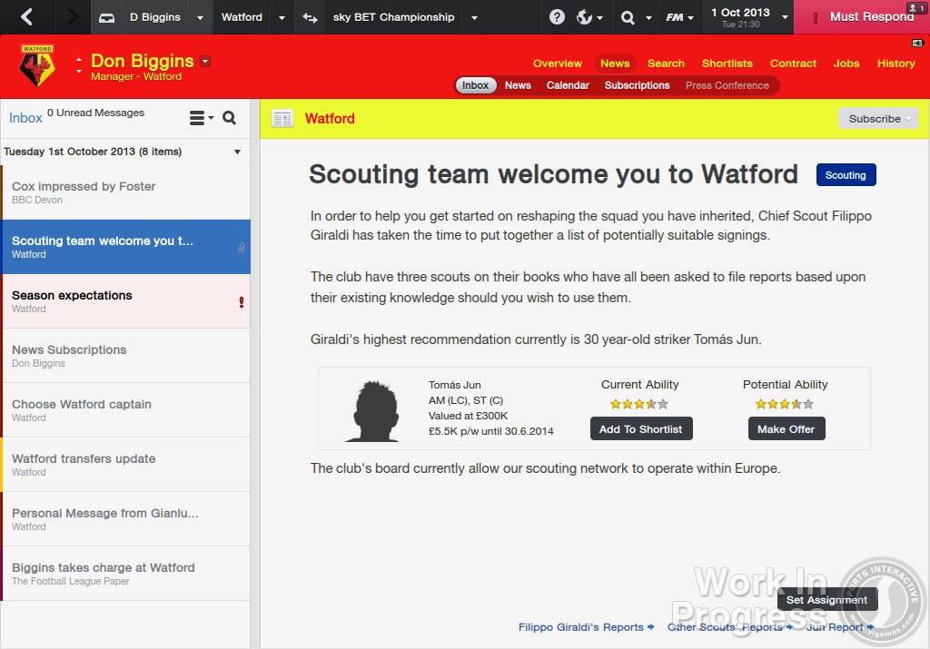 Football Manager 2014 — скриншот 8