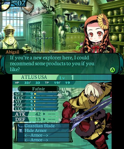 Etrian Odyssey 2 Untold: The Fafnir Knight — скриншот 8