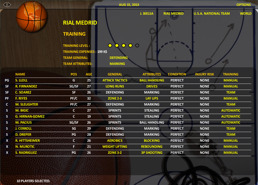 World Basketball Manager 2013 — скриншот 1