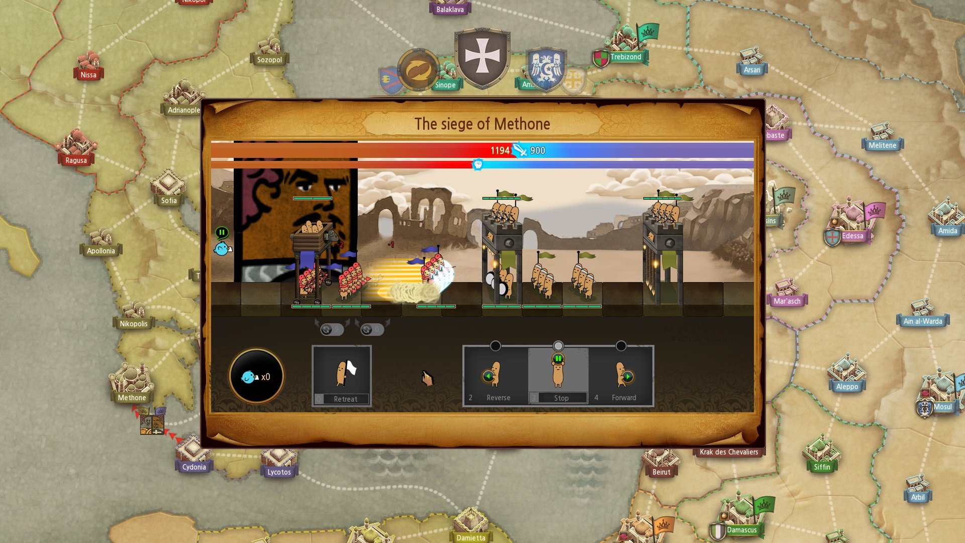 Army and Strategy: The Crusades — скриншот 6