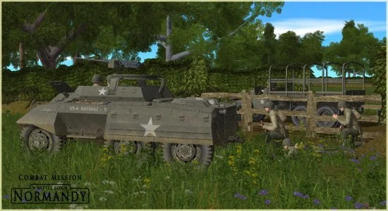 Combat Mission: Battle for Normandy Commonwealth Forces - кадр 4