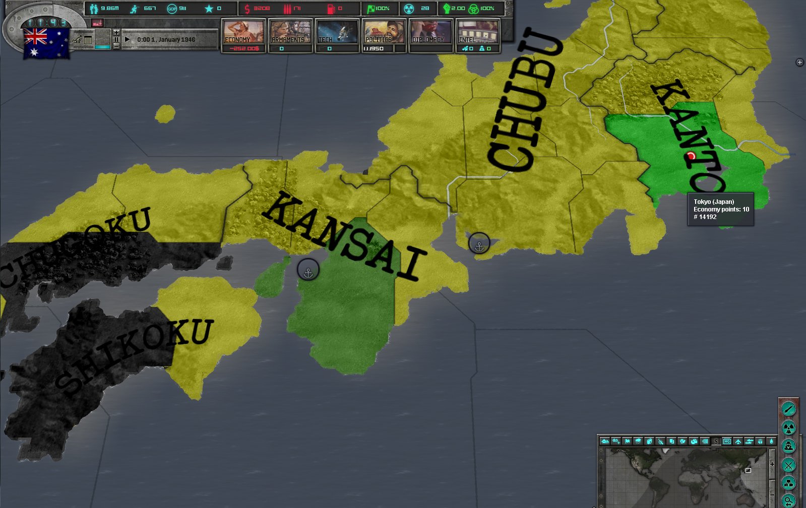 East vs. West: A Hearts of Iron Game — скриншот 8