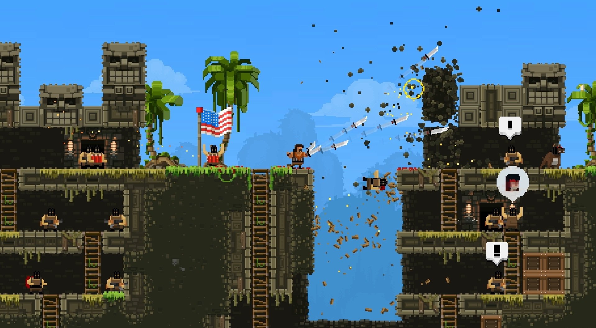 Broforce – обзоры и оценки, описание, даты выхода DLC, официальный сайт игры