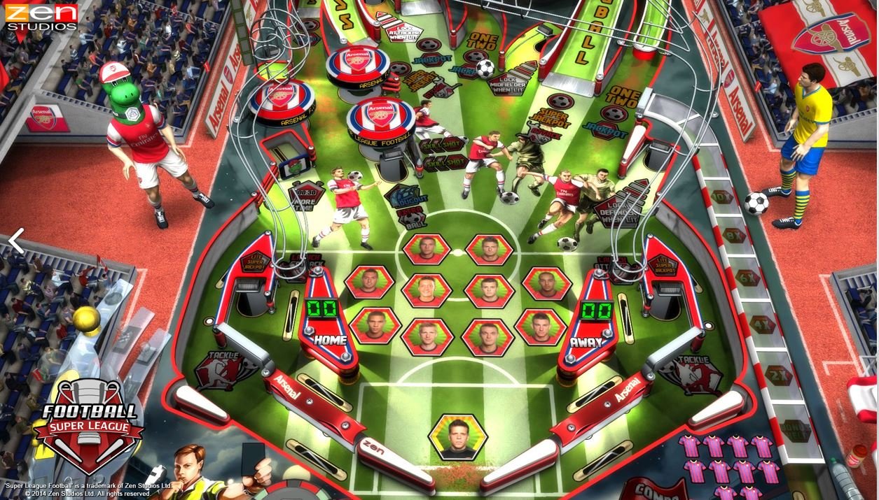Super League Football Pinball! — скриншот 1