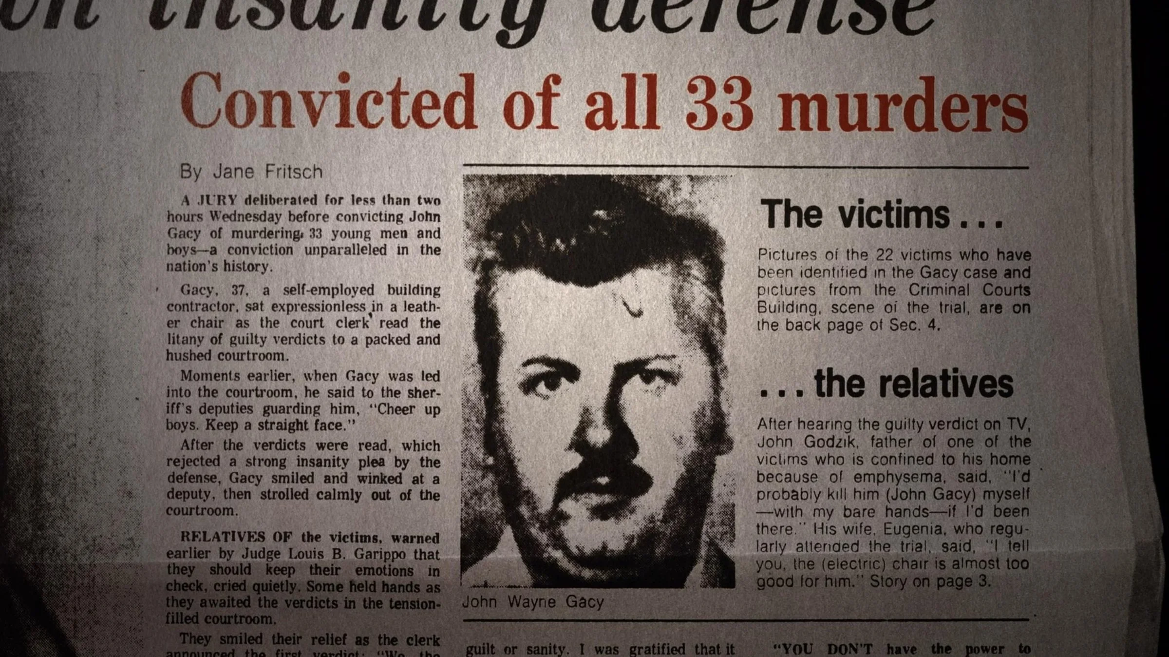 «Разговоры с убийцей: Записи Джона Уэйна Гейси» (Conversations with a Killer: The John Wayne Gacy Tapes) - кадр 6
